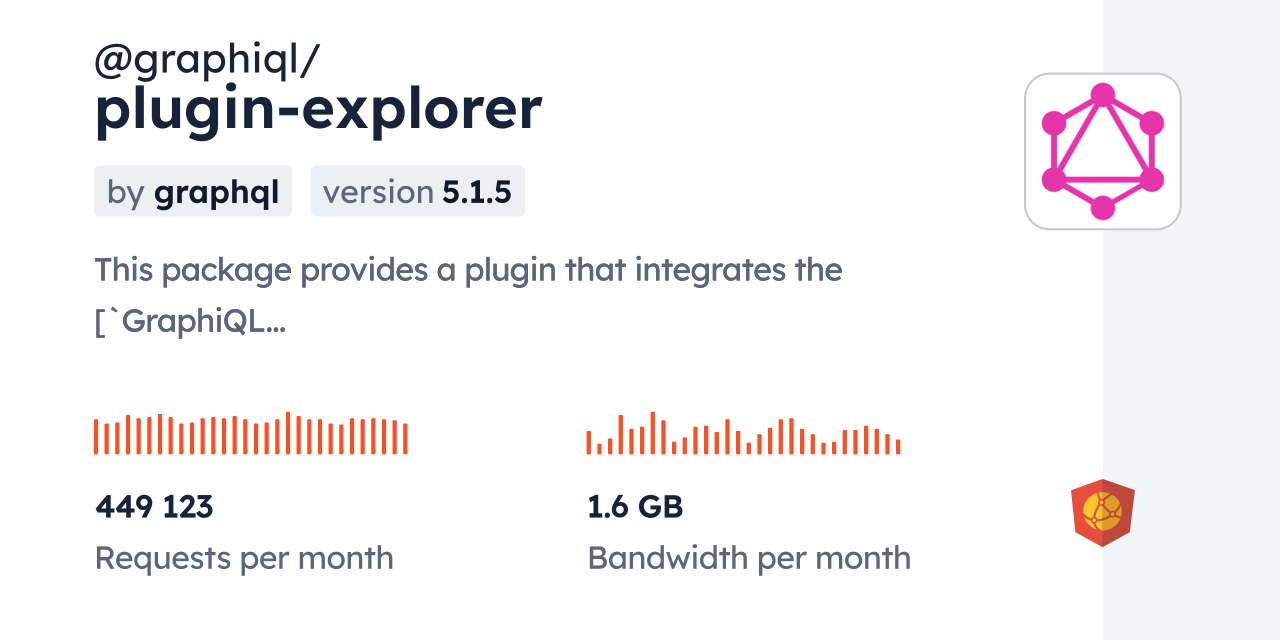 @graphiql/plugin-explorer CDN by jsDelivr - A CDN for npm and GitHub