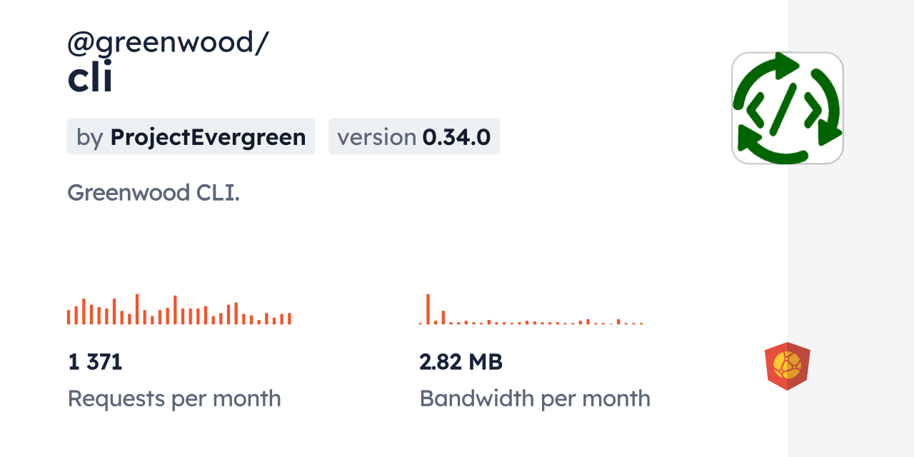 @greenwood/cli CDN by jsDelivr - A CDN for npm and GitHub