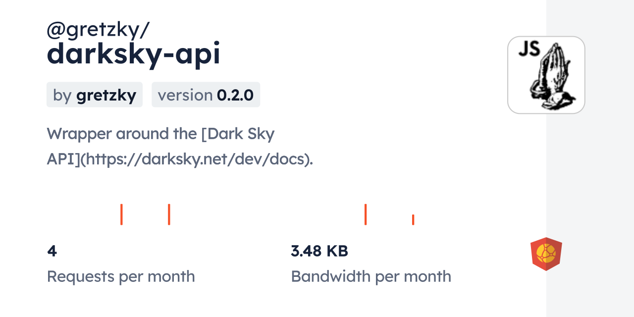 @gretzky/darksky-api CDN by jsDelivr - A CDN for npm and GitHub