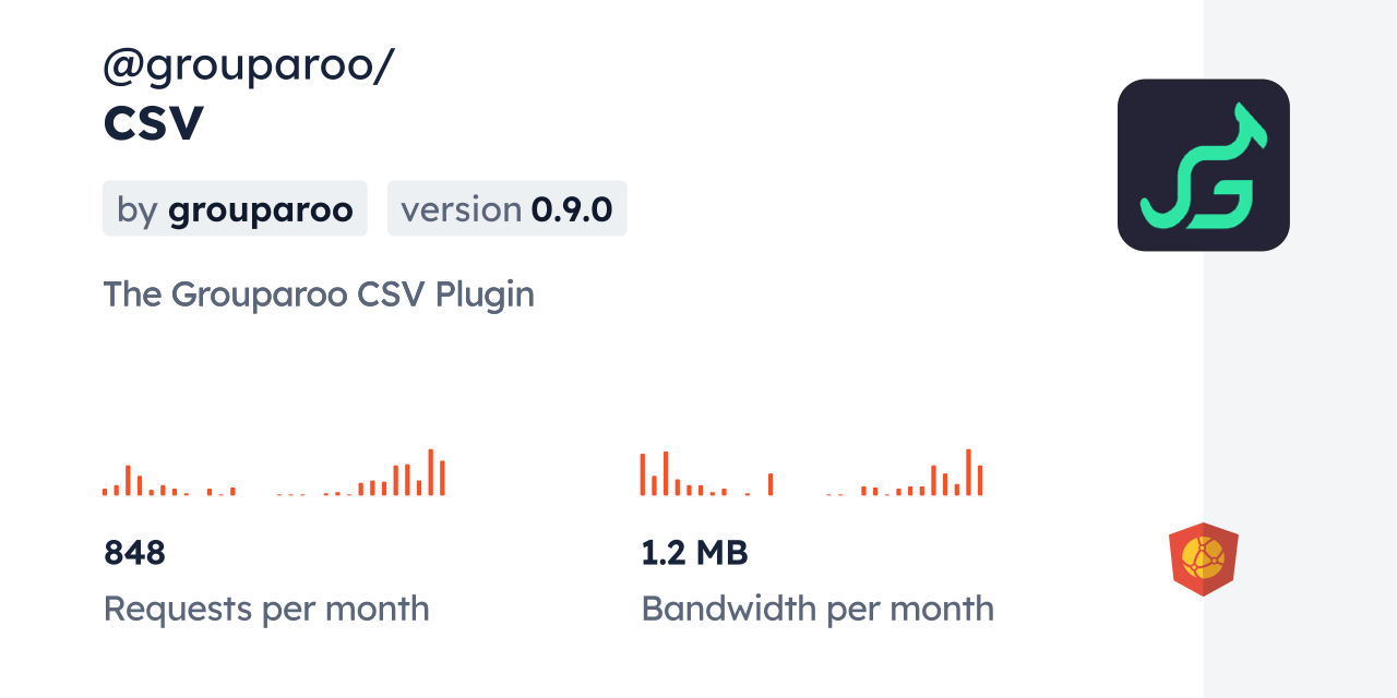 @grouparoo/csv CDN by jsDelivr - A CDN for npm and GitHub