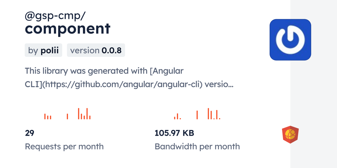 @gsp-cmp/component CDN by jsDelivr - A CDN for npm and GitHub
