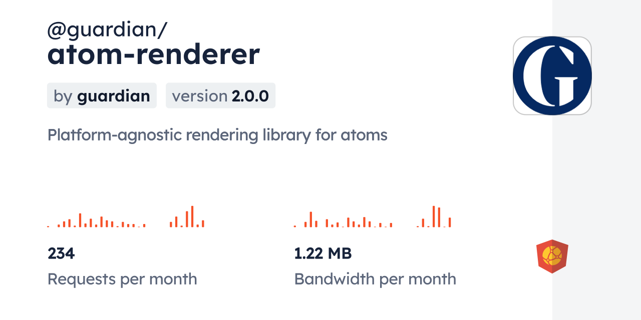 @guardian/atom-renderer CDN by jsDelivr - A CDN for npm and GitHub