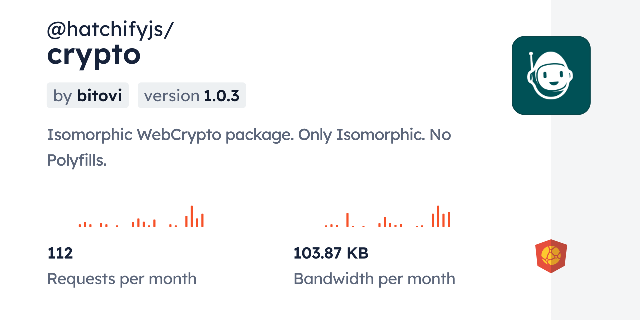 @hatchifyjs/crypto CDN by jsDelivr - A CDN for npm and GitHub