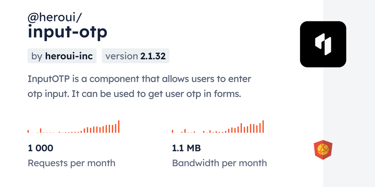 @heroui/input-otp CDN by jsDelivr - A CDN for npm and GitHub