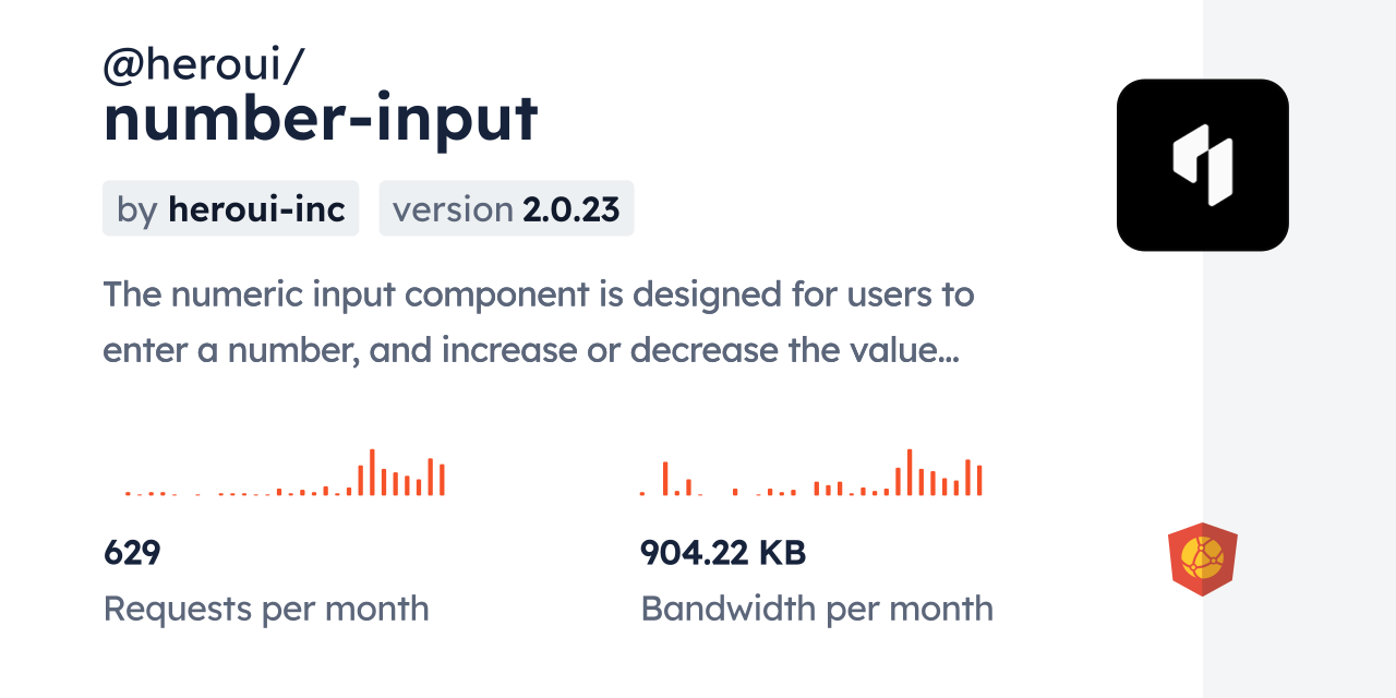 @heroui/number-input CDN by jsDelivr - A CDN for npm and GitHub