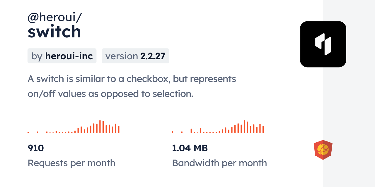@heroui/switch CDN by jsDelivr - A CDN for npm and GitHub