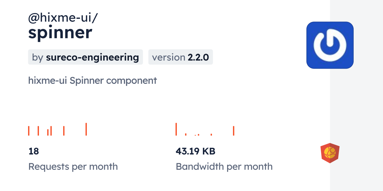 @hixme-ui/spinner CDN by jsDelivr - A CDN for npm and GitHub