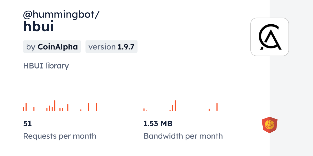 @hummingbot/hbui CDN by jsDelivr - A CDN for npm and GitHub