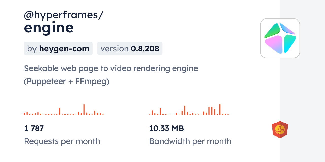 @hyperframes/engine CDN by jsDelivr - A CDN for npm and GitHub