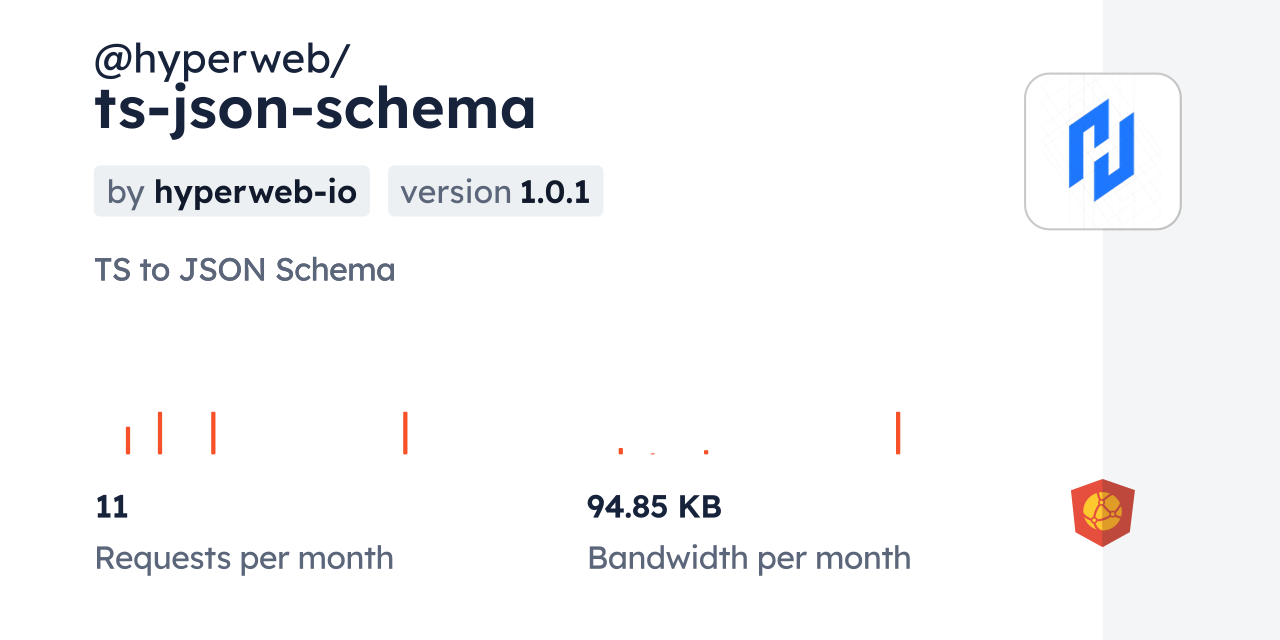 @hyperweb/ts-json-schema CDN by jsDelivr - A CDN for npm and GitHub