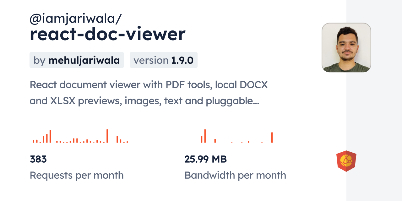 @iamjariwala/react-doc-viewer CDN by jsDelivr - A CDN for npm and GitHub