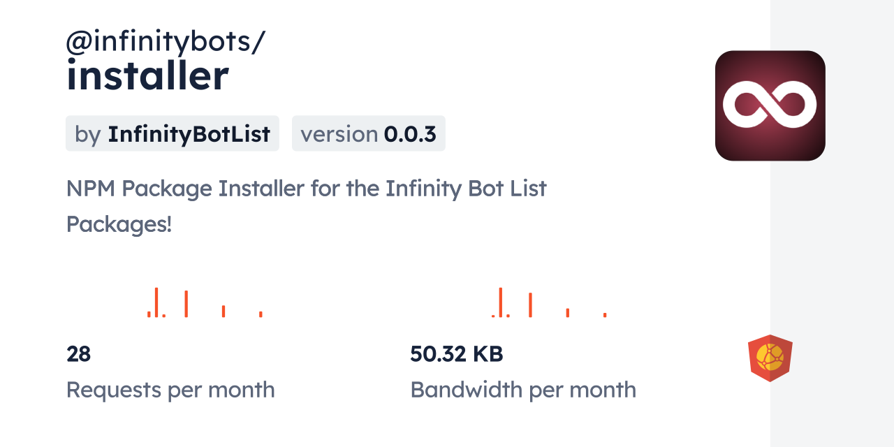 @infinitybots/installer CDN by jsDelivr - A CDN for npm and GitHub