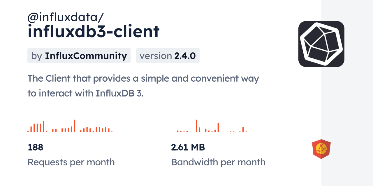 @influxdata/influxdb3-client CDN by jsDelivr - A CDN for npm and GitHub