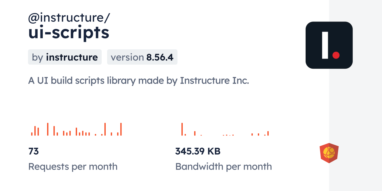 @instructure/ui-scripts CDN by jsDelivr - A CDN for npm and GitHub