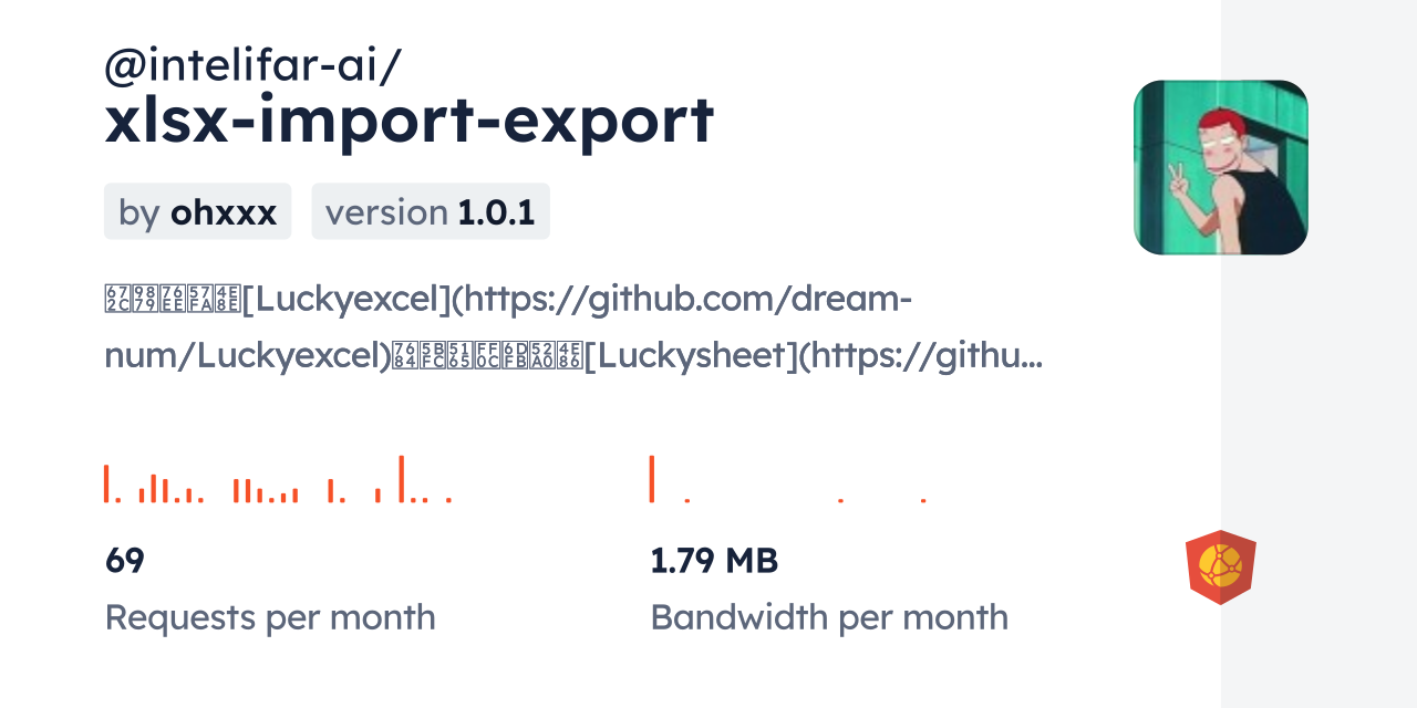 @intelifar-ai/xlsx-import-export CDN by jsDelivr - A CDN for npm and GitHub
