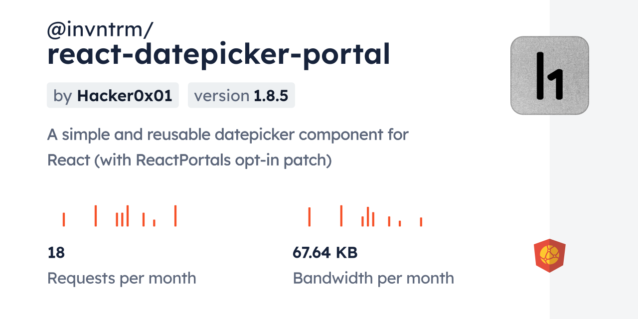 @invntrm/react-datepicker-portal CDN by jsDelivr - A CDN for npm and GitHub