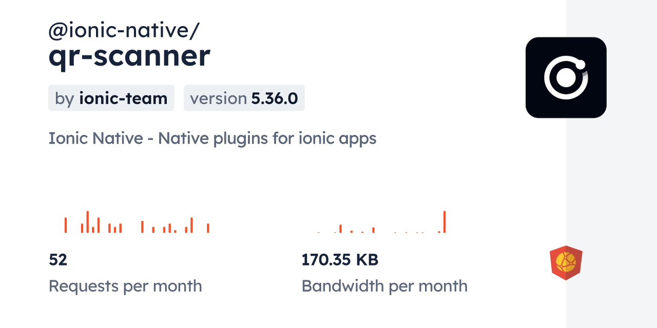 @ionic-native/qr-scanner CDN by jsDelivr - A CDN for npm and GitHub