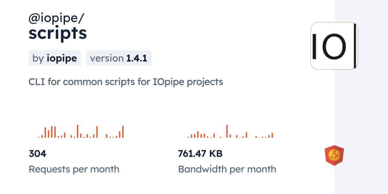 @iopipe/scripts CDN by jsDelivr - A CDN for npm and GitHub