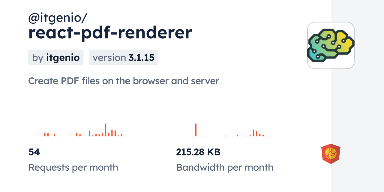 @itgenio/react-pdf-renderer CDN by jsDelivr - A CDN for npm and GitHub