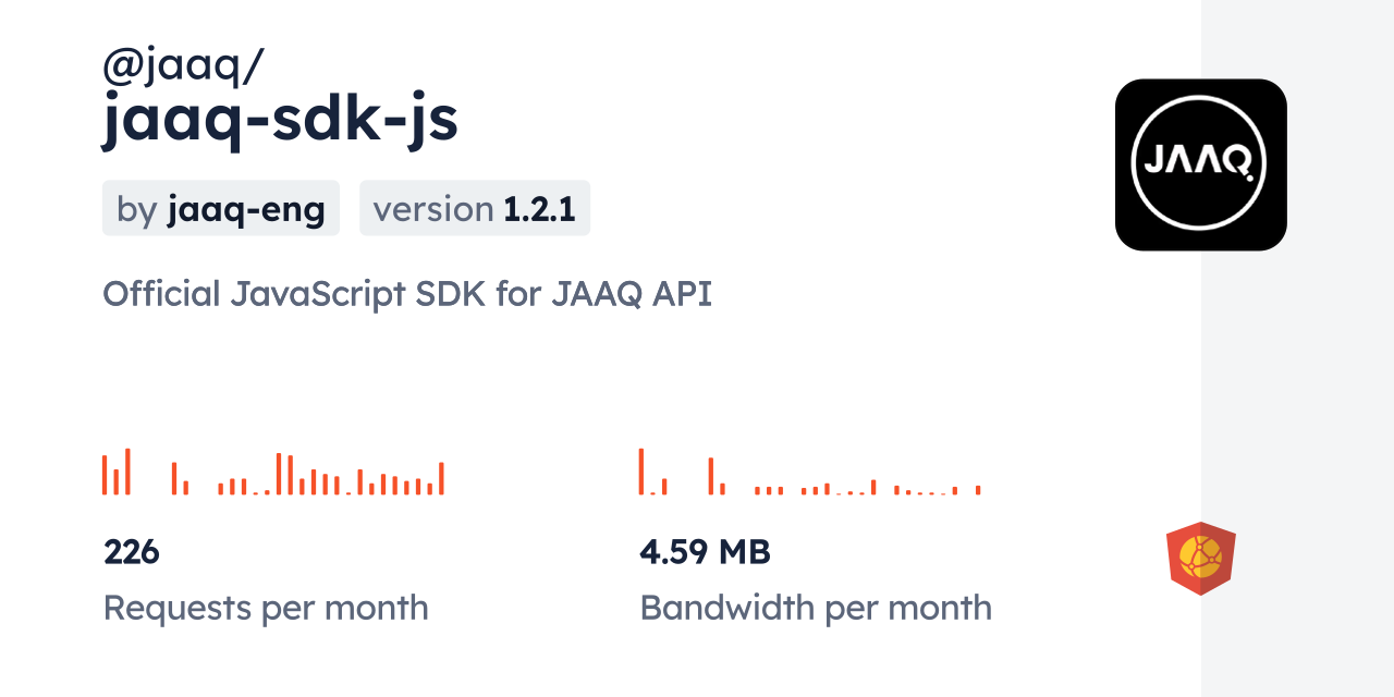 @jaaq/jaaq-sdk-js CDN by jsDelivr - A CDN for npm and GitHub