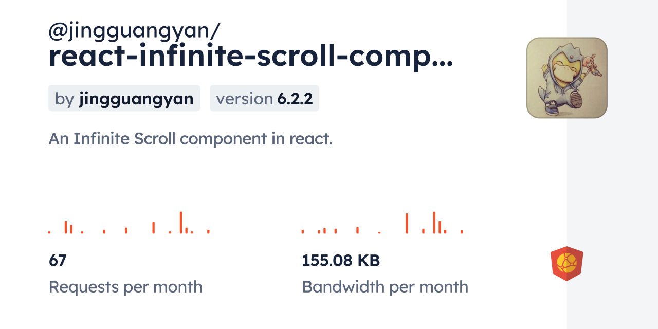 @jingguangyan/react-infinite-scroll-component CDN by jsDelivr - A CDN ...