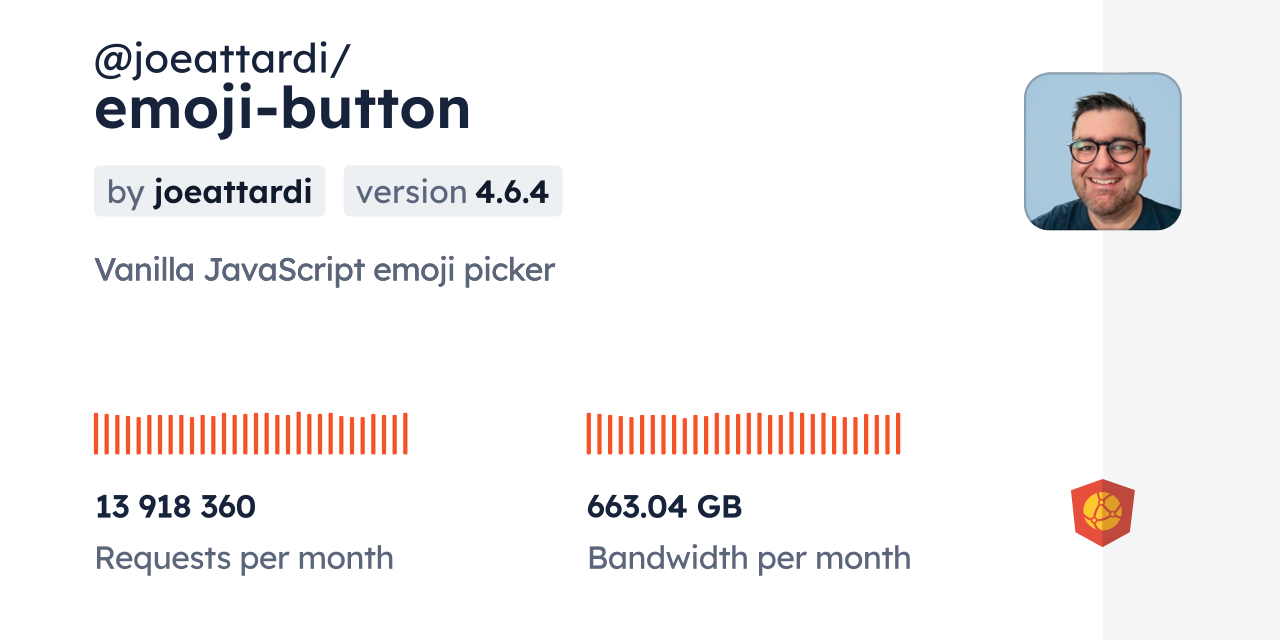 @joeattardi/emoji-button CDN by jsDelivr - A CDN for npm and GitHub