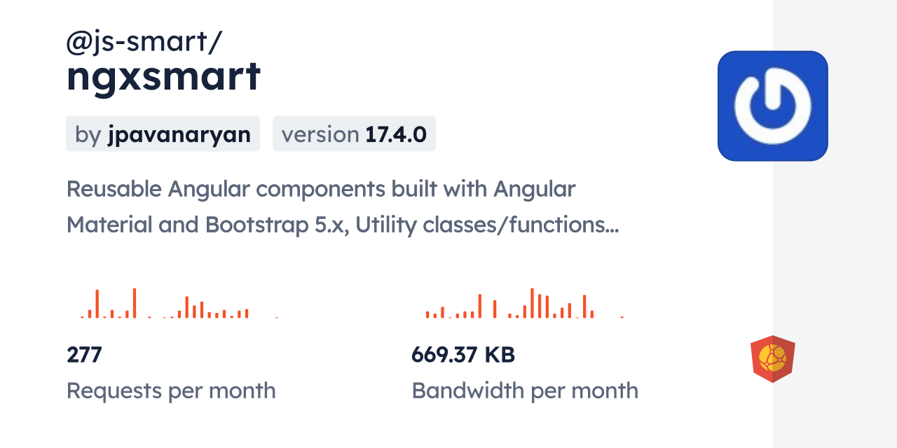 @js-smart/ngxsmart CDN by jsDelivr - A CDN for npm and GitHub