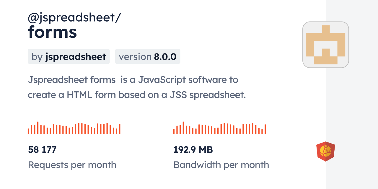 @jspreadsheet/forms CDN by jsDelivr - A CDN for npm and GitHub
