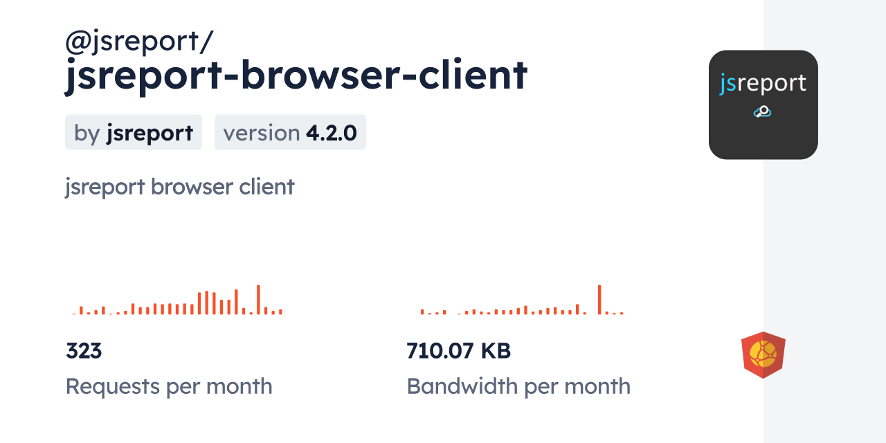 @jsreport/jsreport-browser-client CDN by jsDelivr - A CDN for npm and ...