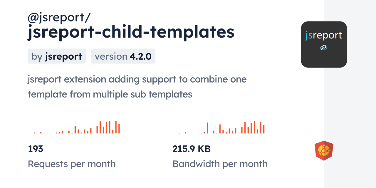 @jsreport/jsreport-child-templates CDN by jsDelivr - A CDN for npm and ...