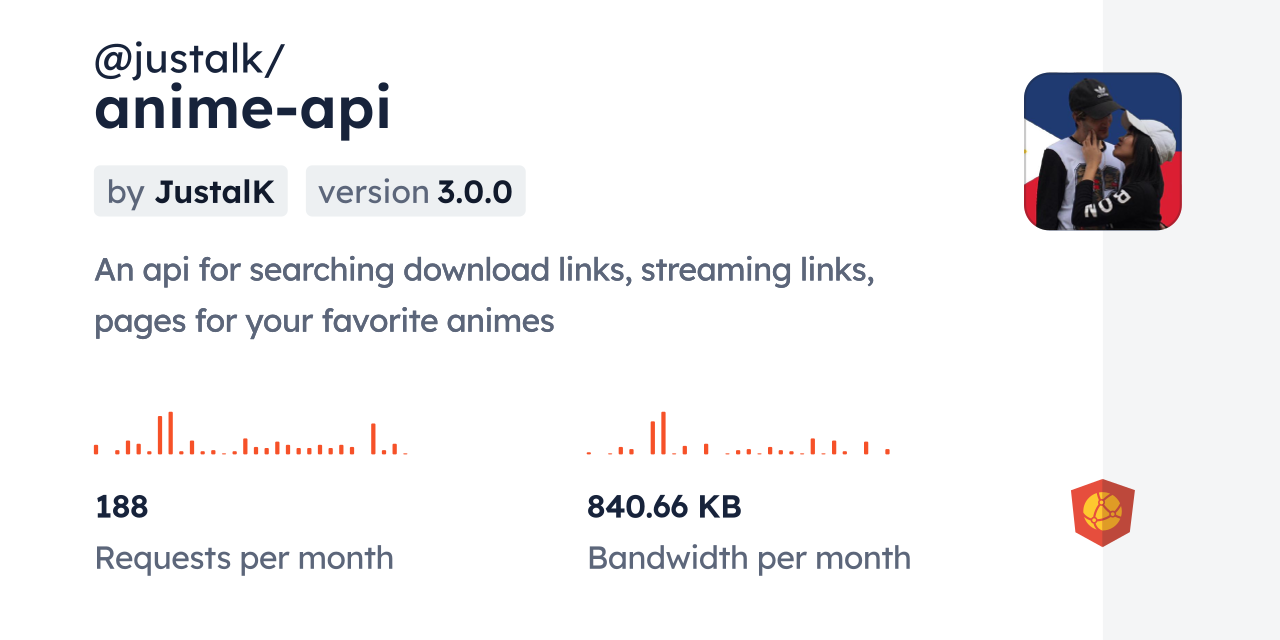 @justalk/anime-api CDN by jsDelivr - A CDN for npm and GitHub