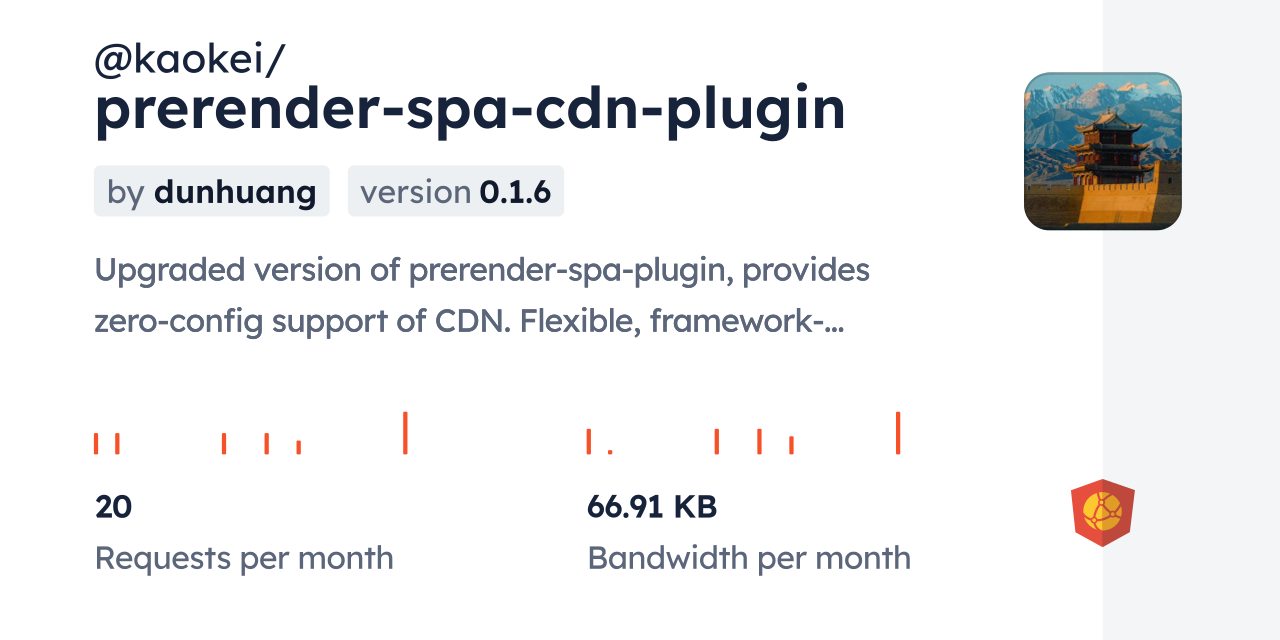 @kaokei/prerender-spa-cdn-plugin CDN by jsDelivr - A CDN for npm and GitHub
