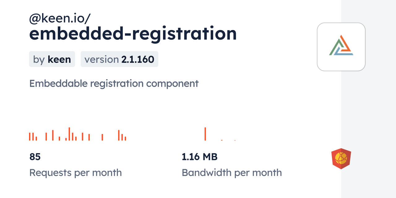 @keen.io/embedded-registration CDN by jsDelivr - A CDN for npm and GitHub
