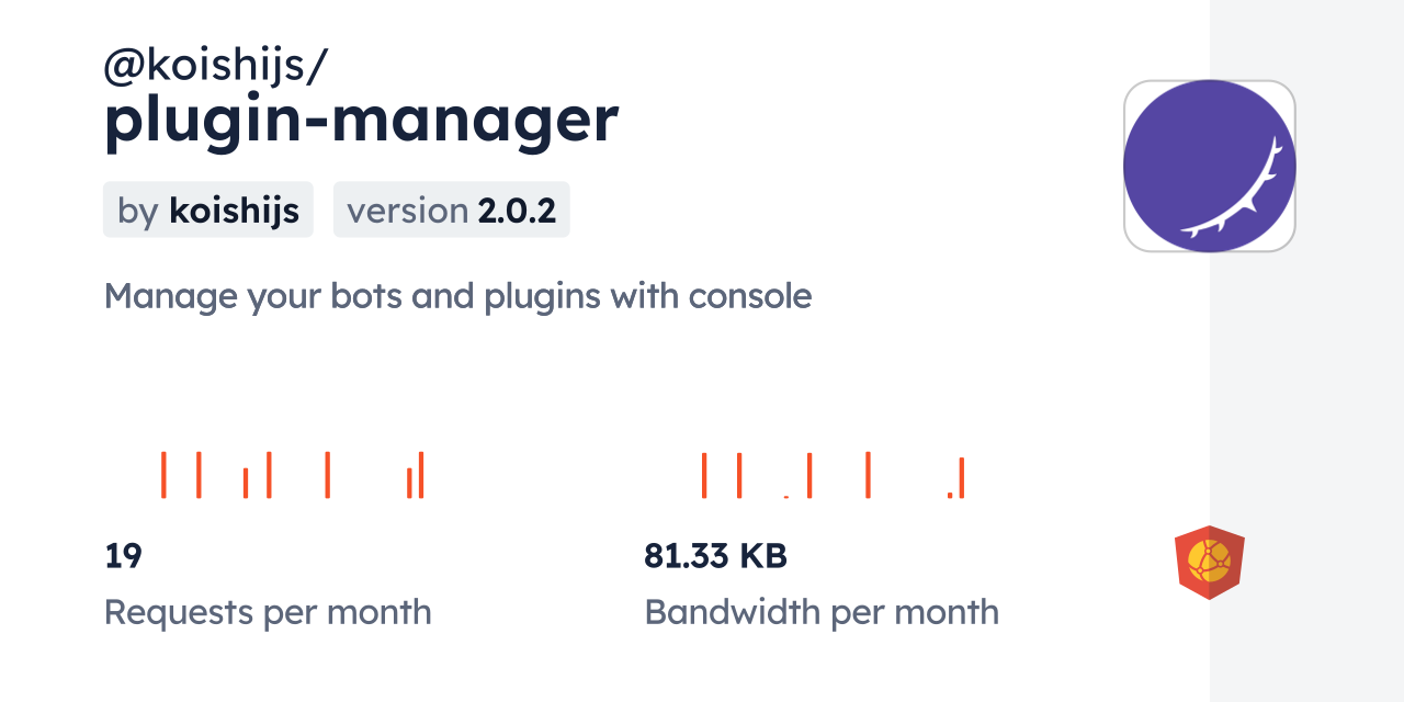 @koishijs/plugin-manager CDN by jsDelivr - A CDN for npm and GitHub