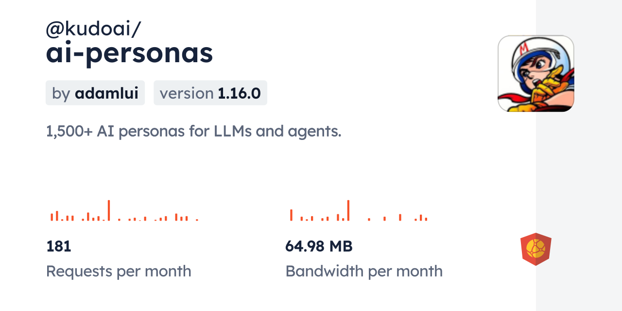 @kudoai/ai-personas CDN by jsDelivr - A CDN for npm and GitHub