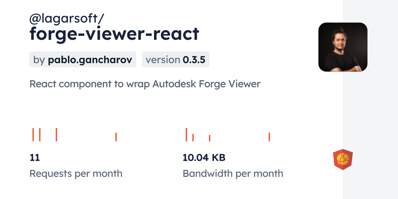 @lagarsoft/forge-viewer-react CDN by jsDelivr - A CDN for npm and GitHub