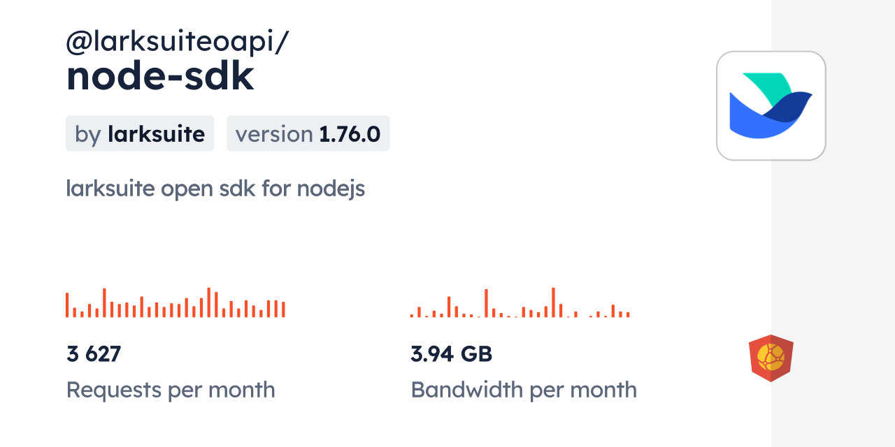 @larksuiteoapi/node-sdk CDN by jsDelivr - A CDN for npm and GitHub