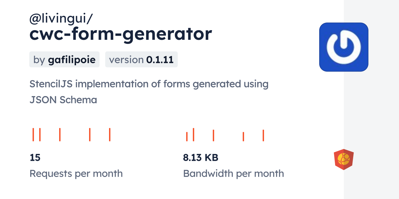 @livingui/cwc-form-generator CDN by jsDelivr - A CDN for npm and GitHub