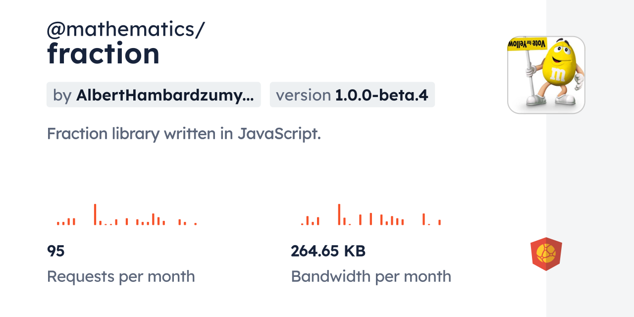 @mathematics/fraction CDN by jsDelivr - A CDN for npm and GitHub