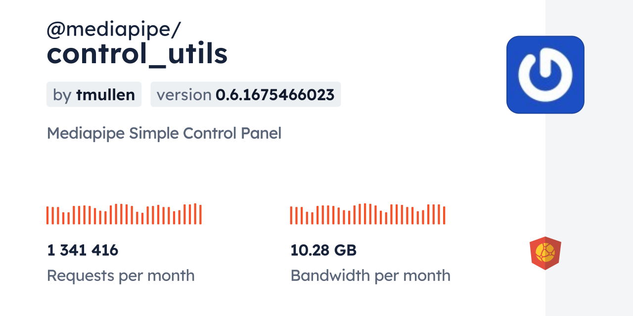 @mediapipe/control_utils CDN by jsDelivr - A CDN for npm and GitHub