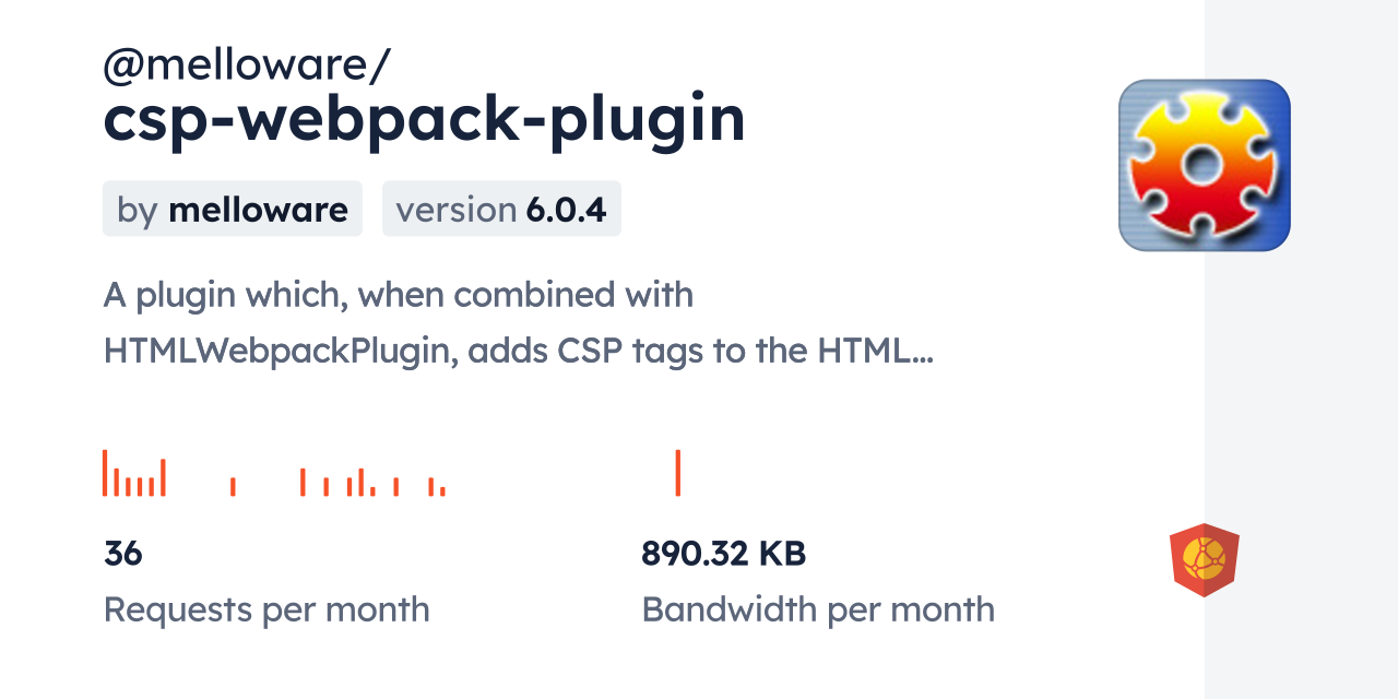 @melloware/csp-webpack-plugin CDN by jsDelivr - A CDN for npm and GitHub
