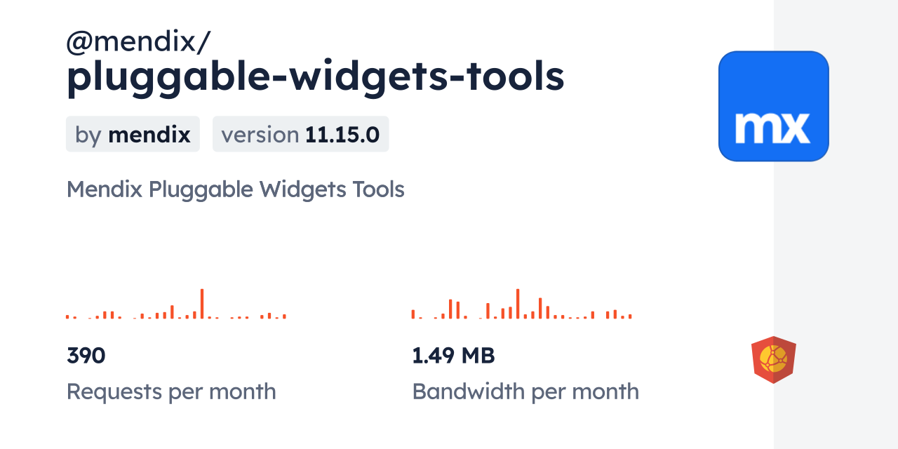 @mendix/pluggable-widgets-tools CDN by jsDelivr - A CDN for npm and GitHub