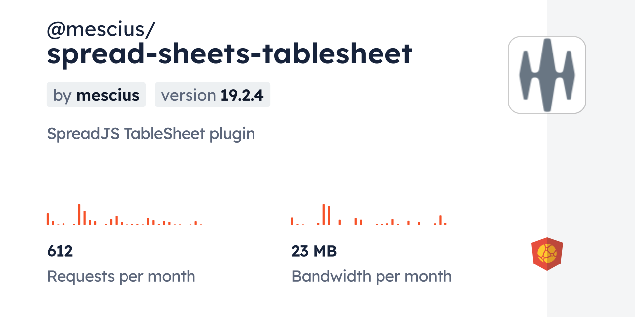 @mescius/spread-sheets-tablesheet CDN by jsDelivr - A CDN for npm and ...