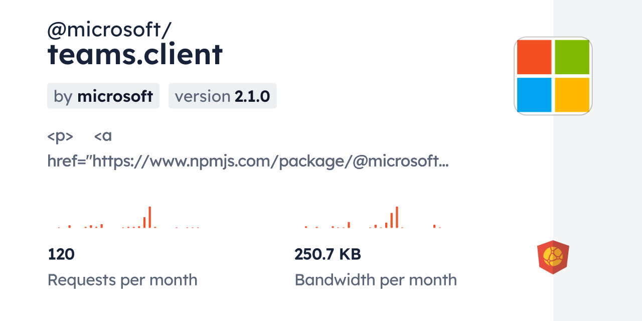 @microsoft/teams.client CDN by jsDelivr - A CDN for npm and GitHub