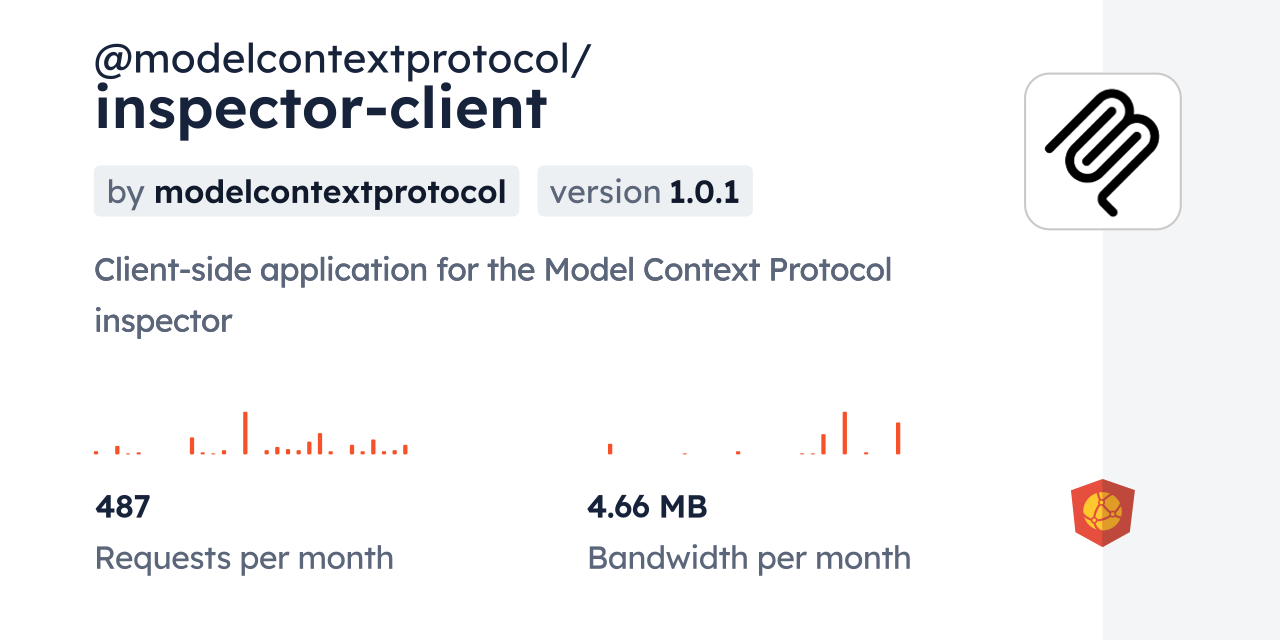 @modelcontextprotocol/inspector-client CDN by jsDelivr - A CDN for npm ...