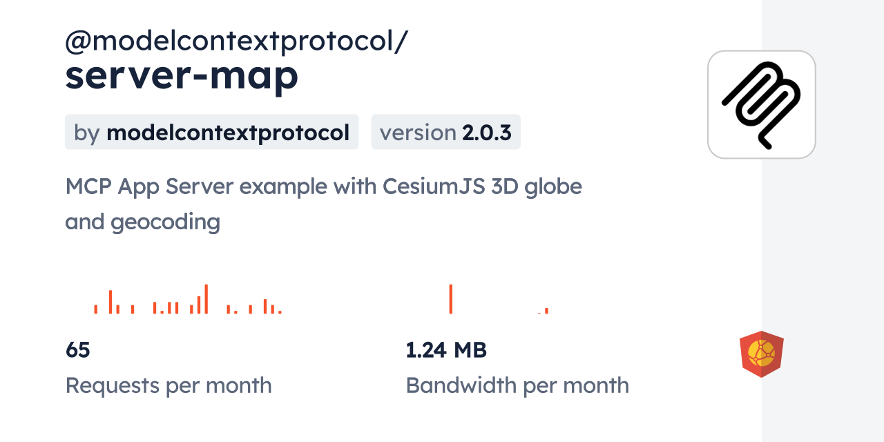 @modelcontextprotocol/server-map CDN by jsDelivr - A CDN for npm and GitHub