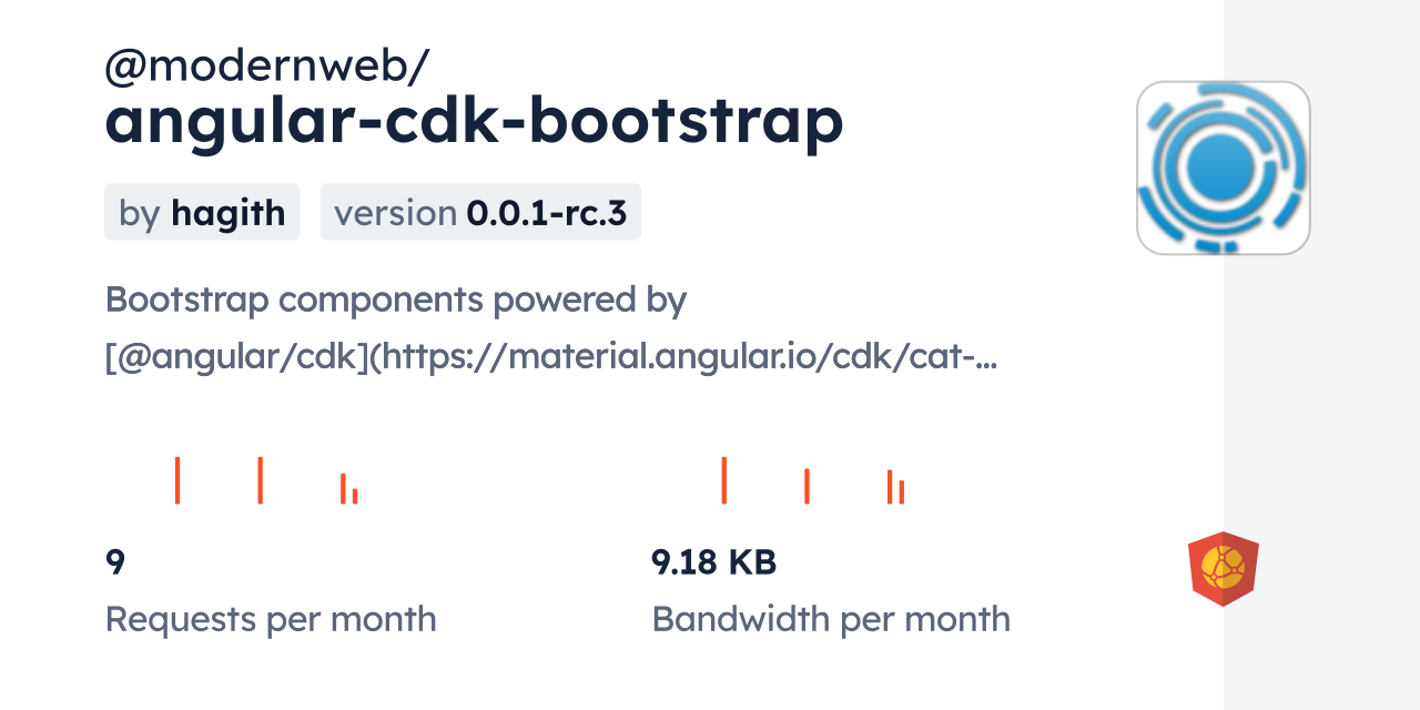 @modernweb/angular-cdk-bootstrap CDN by jsDelivr - A CDN for npm and GitHub