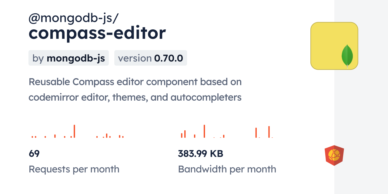 @mongodb-js/compass-editor CDN by jsDelivr - A CDN for npm and GitHub