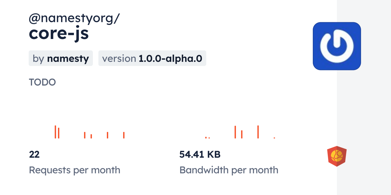 @namestyorg/core-js CDN by jsDelivr - A CDN for npm and GitHub