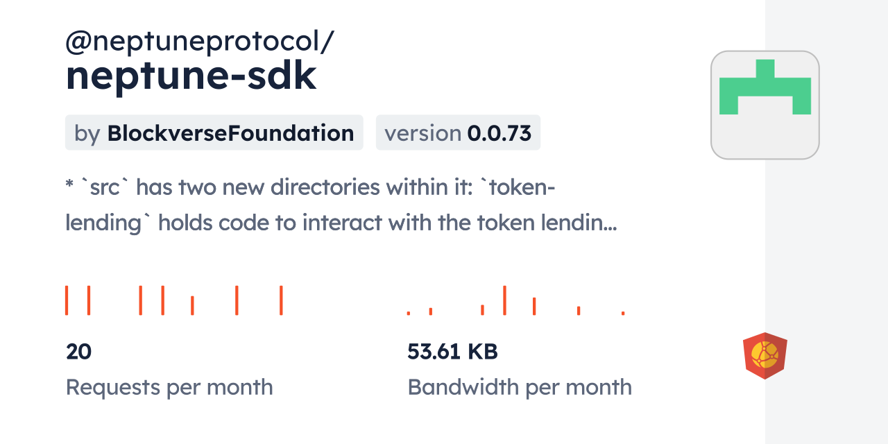@neptuneprotocol/neptune-sdk CDN by jsDelivr - A CDN for npm and GitHub